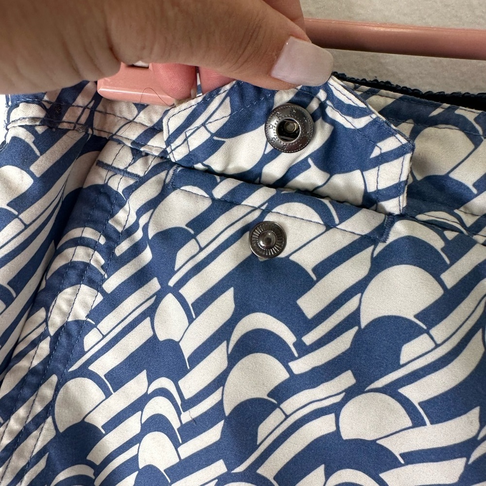 Ted Baker Salco Mid Scale Geometric Swim Shorts Size -Small no lining - Picture 4 of 11